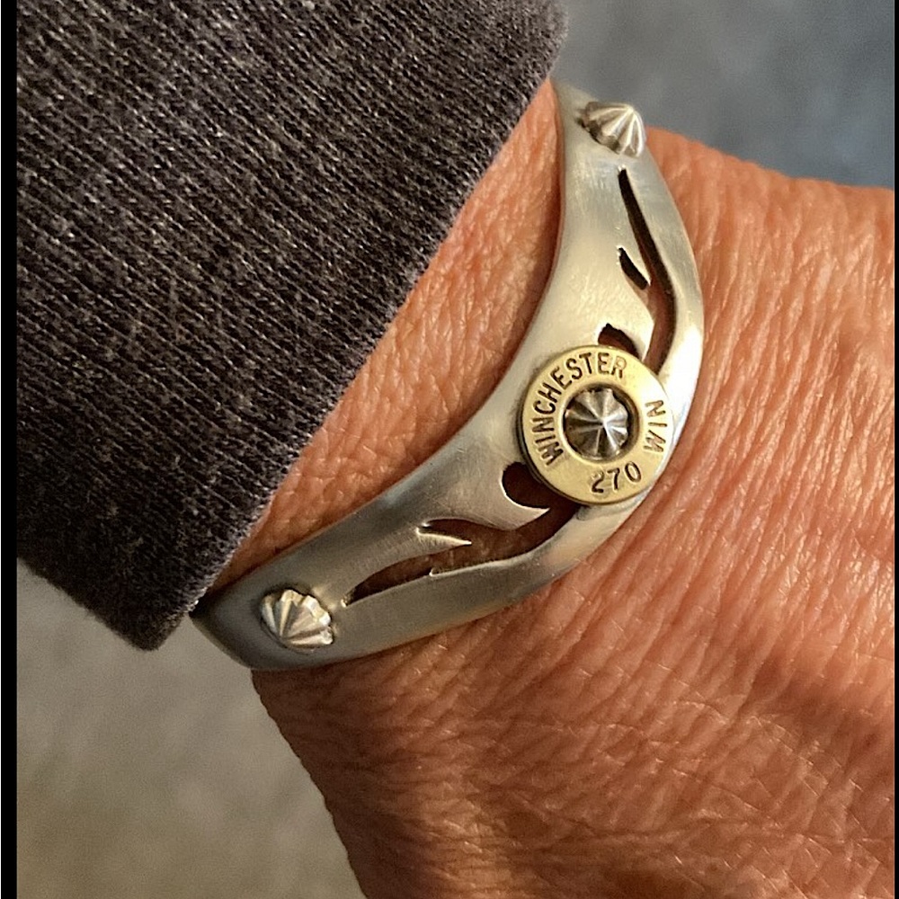 Sterling cuff, small wrist( adjustable)